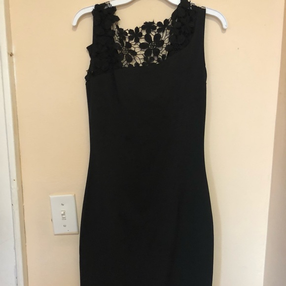 Black floral dress - Picture 1 of 2